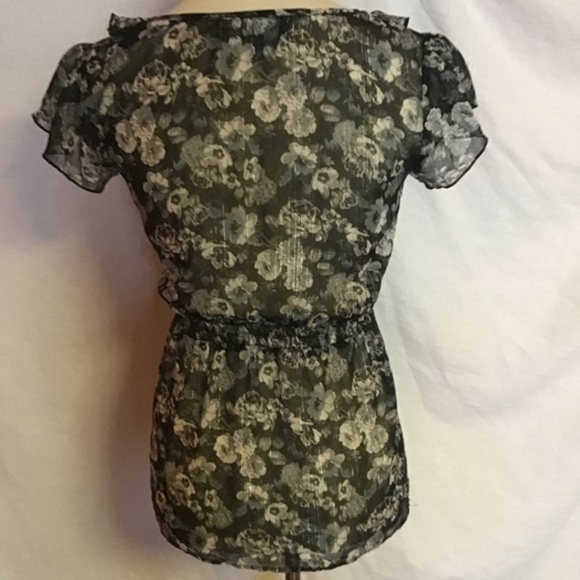 Retro Y2K gothic roses summer top - Picture 11 of 13